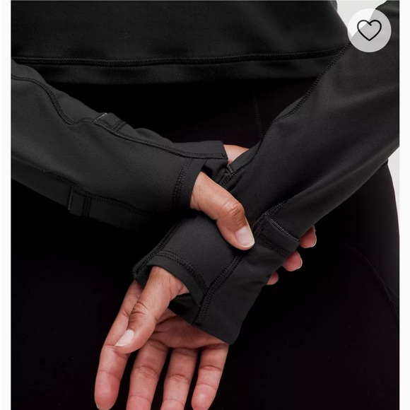 Lululemon rulu run ribbed cropped half zip - Picture 6 of 9